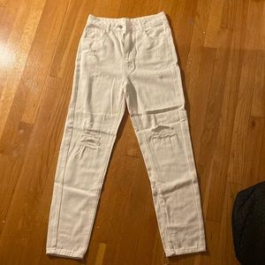 White jeans, Shein brand, size XS